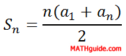 Sum Arithmetic Sequence