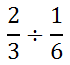 dividing fractions