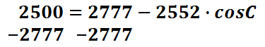 Subtracting a value from both sides