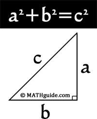 The Pythagorean Theorem with Right Triangle