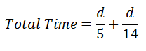 total time calculation ratio sum