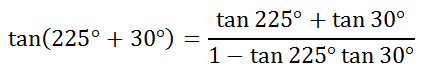 expanding a sum with the tangent formula