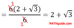 canceling a common factor