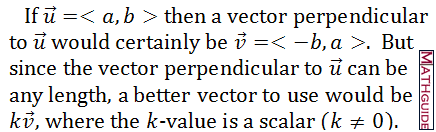 Paragraph Proof Orthogonal Vectors