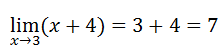 limit substitution