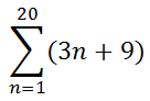sigma notation example