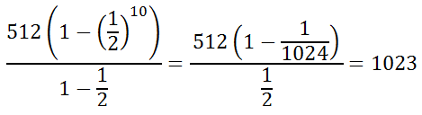 sigma notation geometric series sum