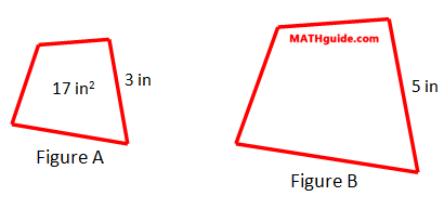 similar quadrrilaterals, unknown area