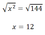 solving a simple quadratic equation