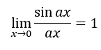 the sine notation double sided limit